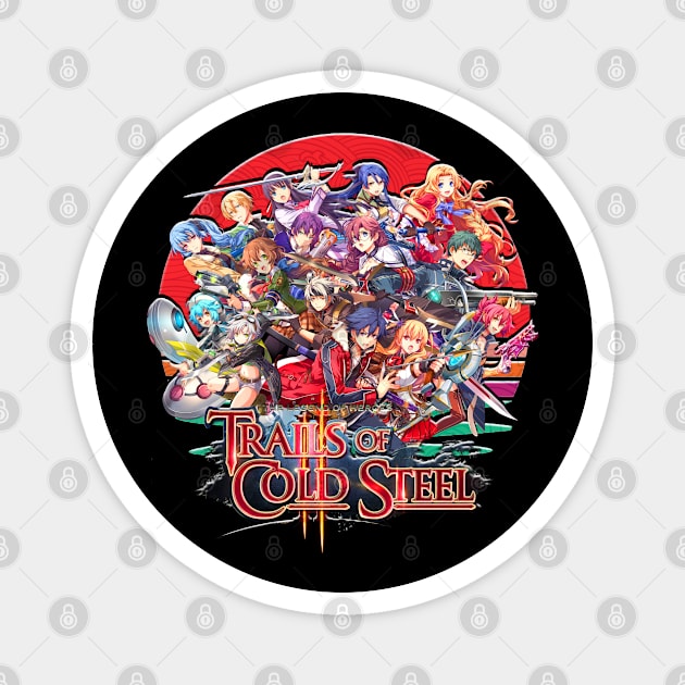 Trails of Cold Steel In Circle Logo V Magnet by RayyaShop